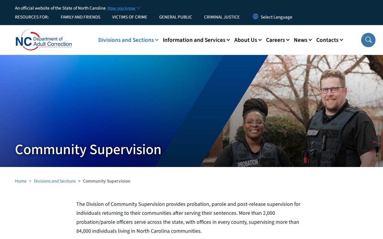 Watauga County criminal record community supervision source