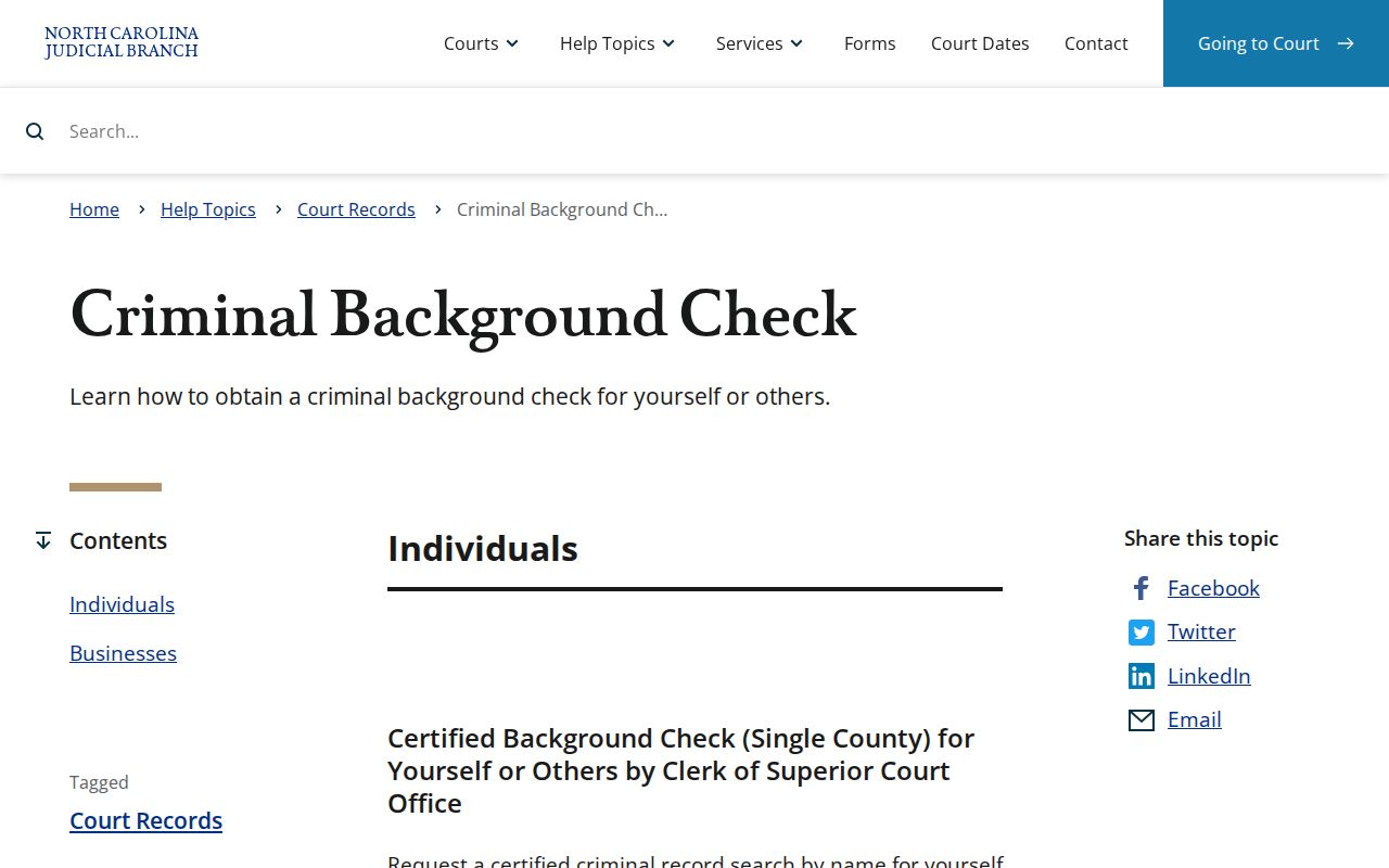 Official Watauga County criminal court record check options