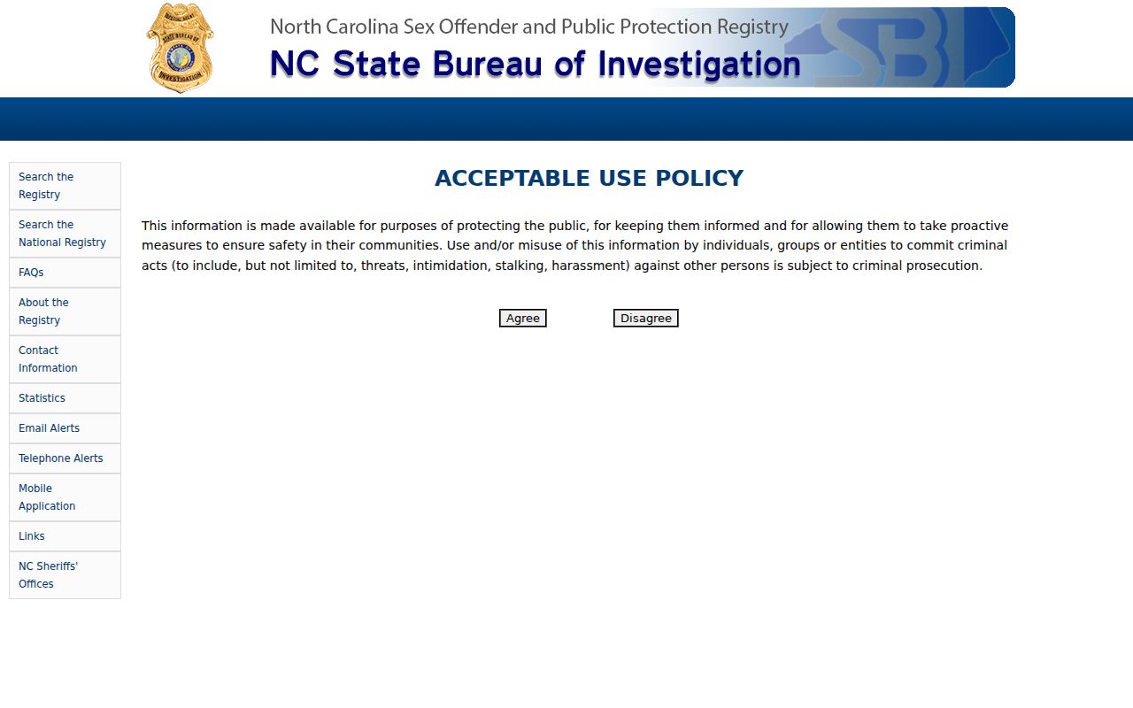 Watauga County sex offender name search fields